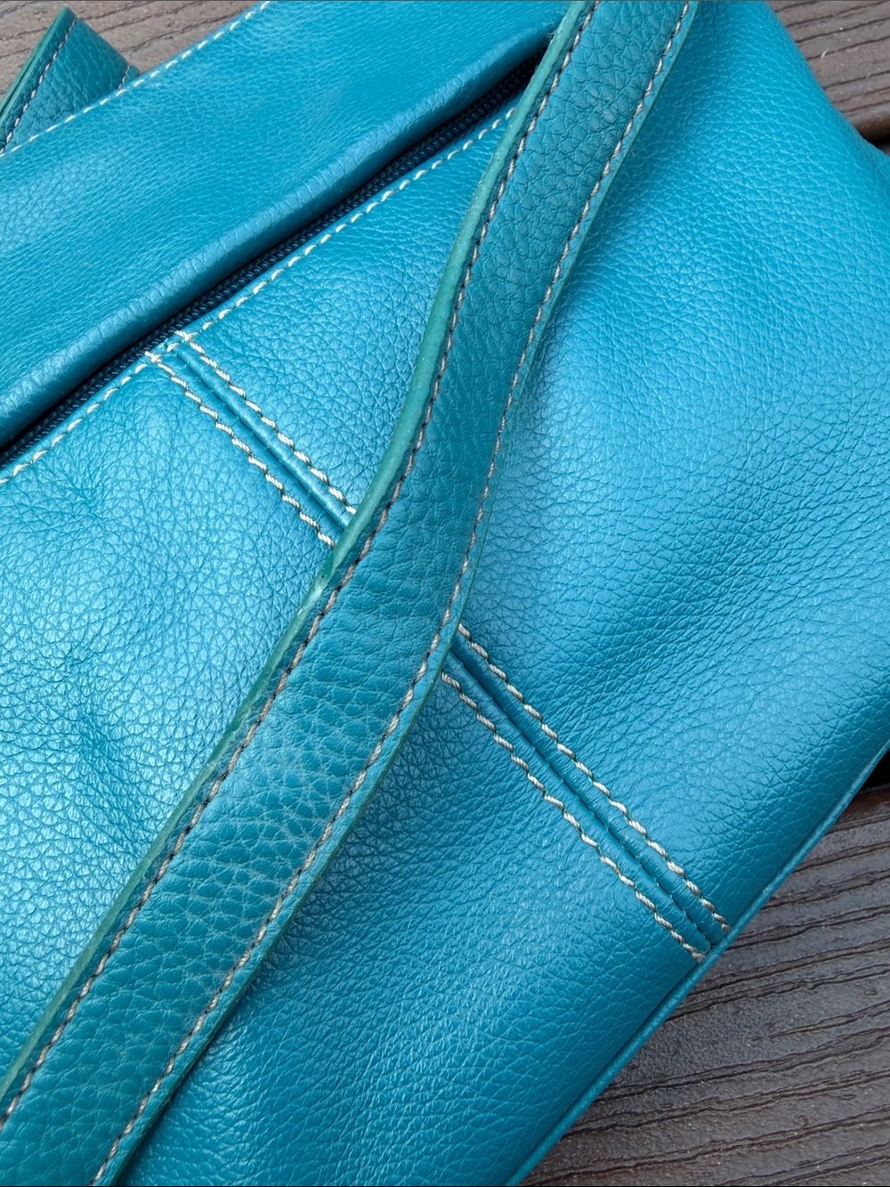Tignanello Teal  Crossbody  Bag - Picture 5 of 5